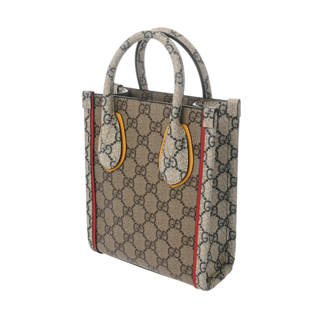 Gucci Supreme Tote EXQUISITE Multicolor Bag GG Beige Canvas Tan